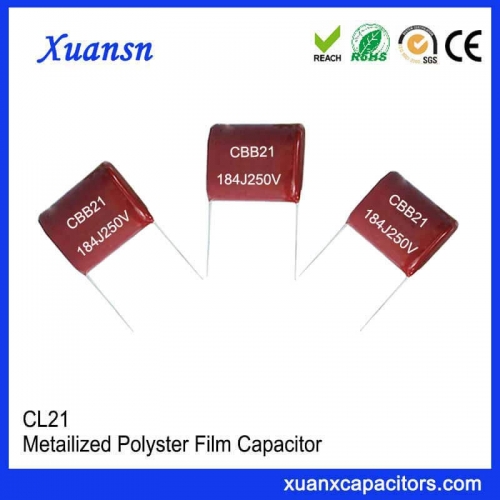 Made in China capacitor CBB21