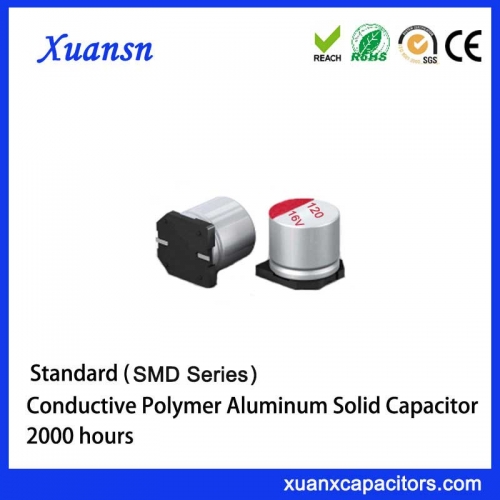 Solid SMD electrolytic capacitor