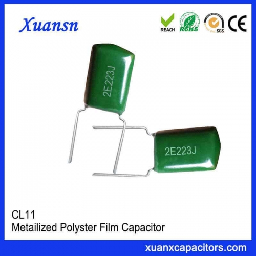 Metal foil type polyester capacitor 223J250V
