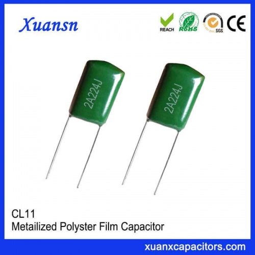 Film capacitor CL11 224J100V