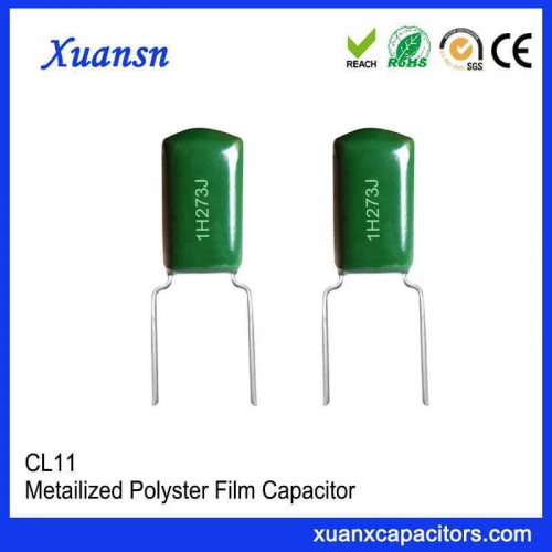 Mylar film capacitor 273J 50V