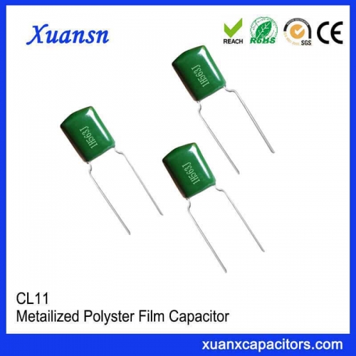 Mylar film capacitor CL11 563J50V