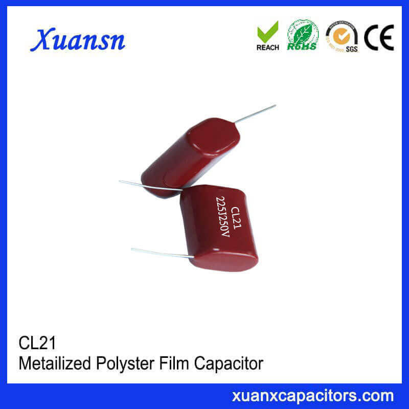 225J250 Buy Cl21 Film Capacitor 225J 250V