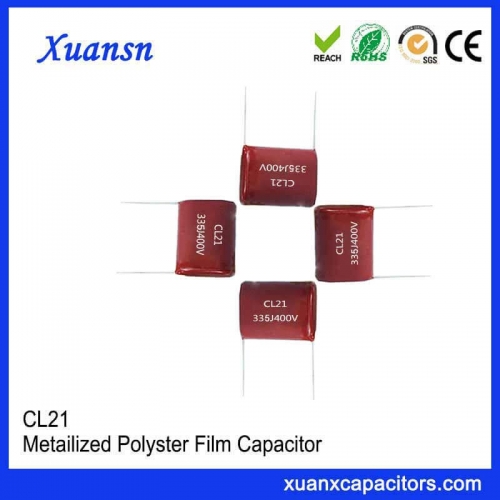 CL21 335J400V film capacitor