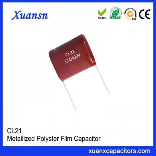 Metallized Polyester Film Capacitor CL21