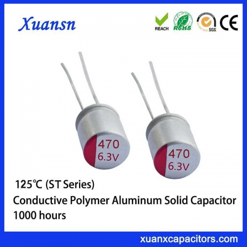solid aluminum electrolytic capacitors