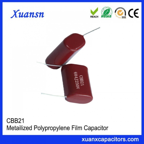 0.68UF CBB21 polypropylene film capacitors