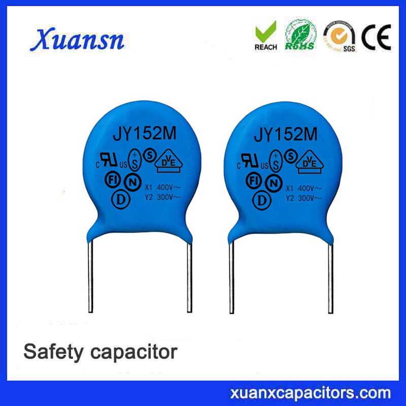 Y capacitors 300vac 1500PF high quality products xuansn capacitor MFR