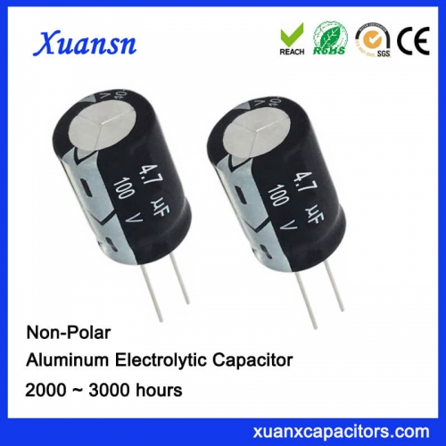 Non Polar Electrolytic Capacitor Qty 5 Bipolar Reversible NP Caps Various 