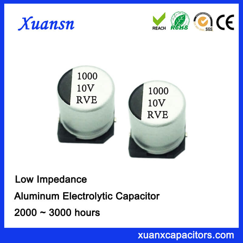 1000uf-10v-1 smd aluminium electrolytic capacitor