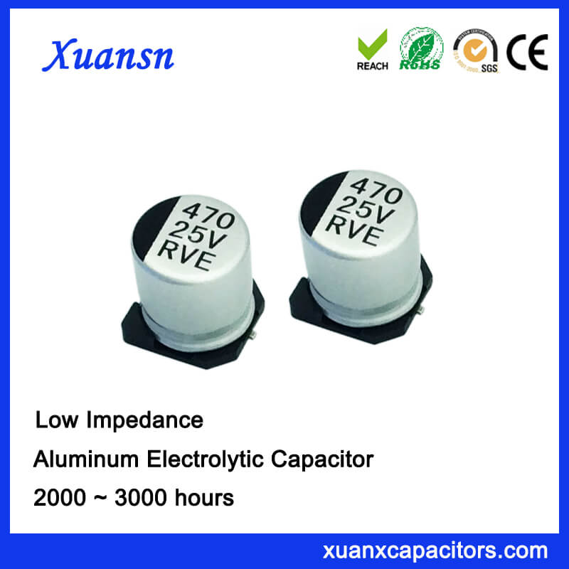 470uf-25v-0 470UF 25V Surface Mount Capacitor