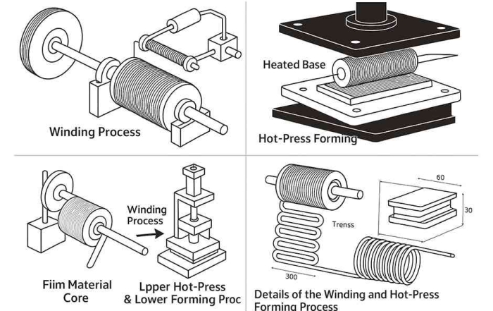 Capacitor Cold Rolling Deformation
