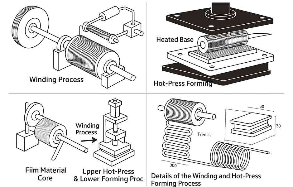 Capacitor Cold Rolling Deformation