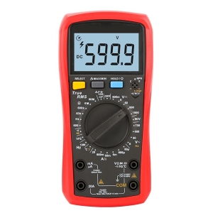 Digital multimeter for testing capacitors
