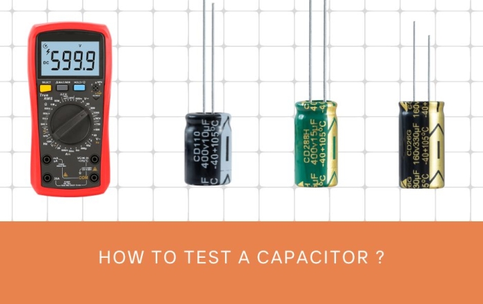 How to test capacitors