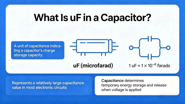 What is uF in a Capacitor